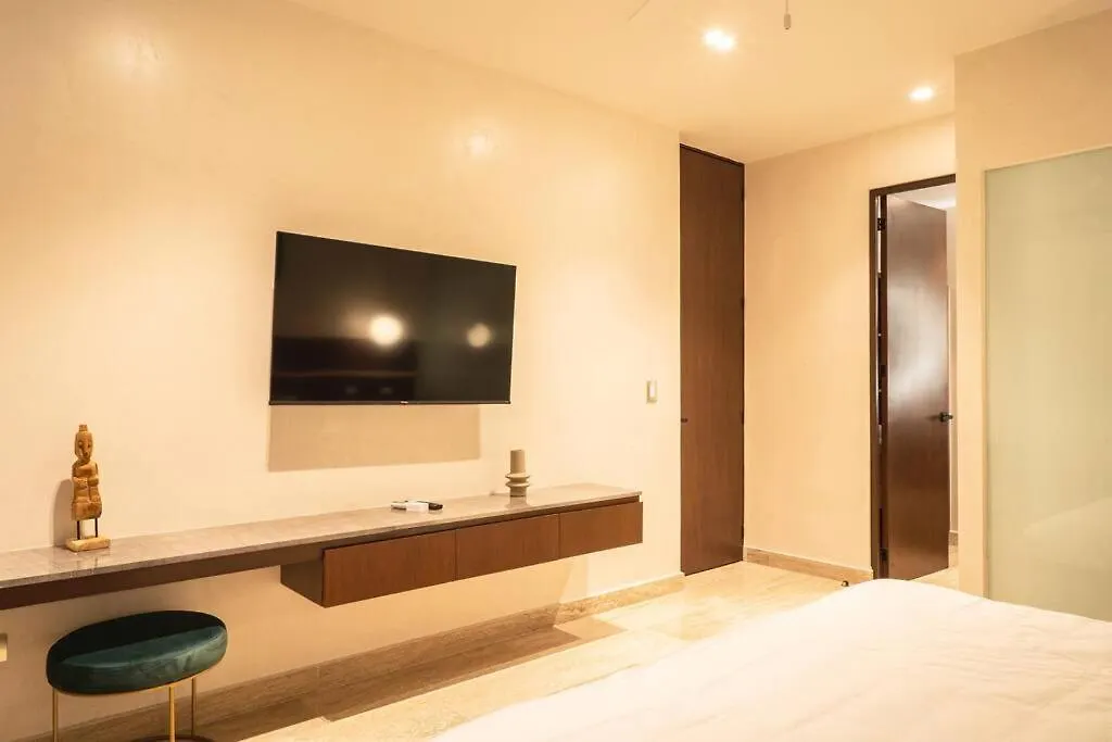 Lägenhet Stylish Tulum Retreat For 6, Near Everything